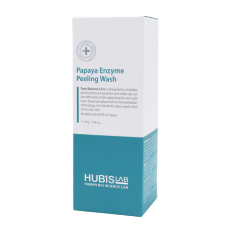 HUBISLAB PURE BALANCE VEIDO ŠVEITIKLIS SU PAPAJOS FERMENTAIS, 70 G