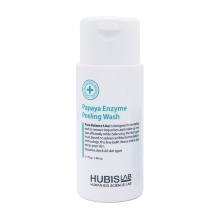 HUBISLAB PURE BALANCE VEIDO ŠVEITIKLIS SU PAPAJOS FERMENTAIS, 70 G