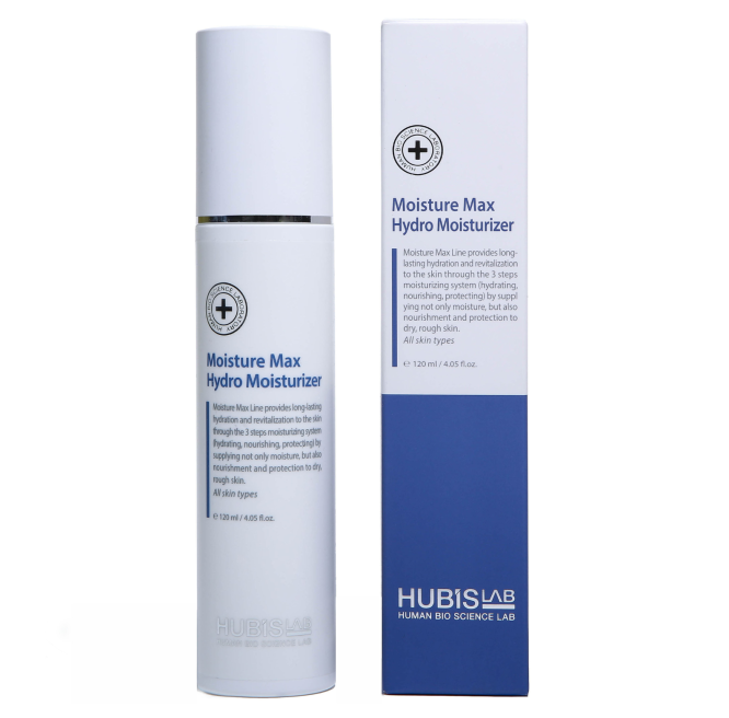 HUBISLAB MOISTURE MAX HYDRO VEIDO DRĖKIKLIS, 120 ML
