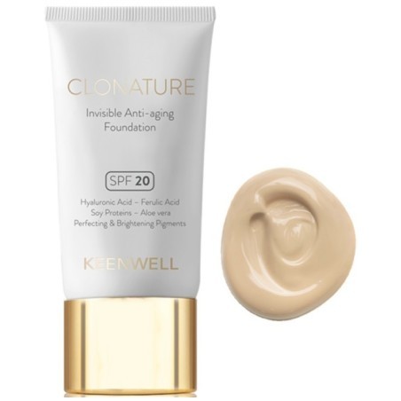 KEENWELL CLONATURE JAUNINANTIS MAKIAŽO PAGRINDAS SPF20, 30 ML (Nr.1)