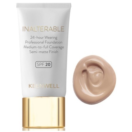 KEENWELL INALTERABLE SKYSTAS MAKIAŽO PAGRINDAS SU SPF20, 30 ML (Nr. 3)