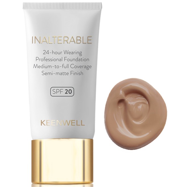 KEENWELL INALTERABLE SKYSTAS MAKIAŽO PAGRINDAS SU SPF20, 30 ML (Nr. 5)