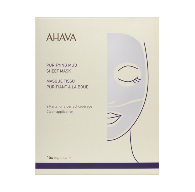 AHAVA VALOMOJI PURVO LAKŠTINĖ KAUKĖ, 1 VNT 
