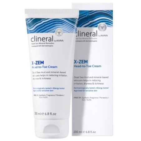 AHAVA CLINERAL X-ZEM VISO KŪNO KREMAS, 200 ML