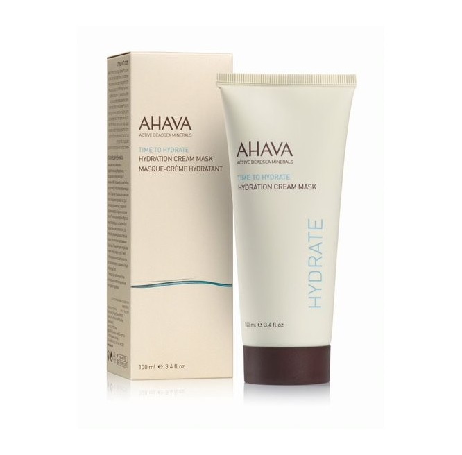 AHAVA TIME TO HYDRATE DRĖKINAMOJI KREMINĖ VEIDO KAUKĖ, 100 ml