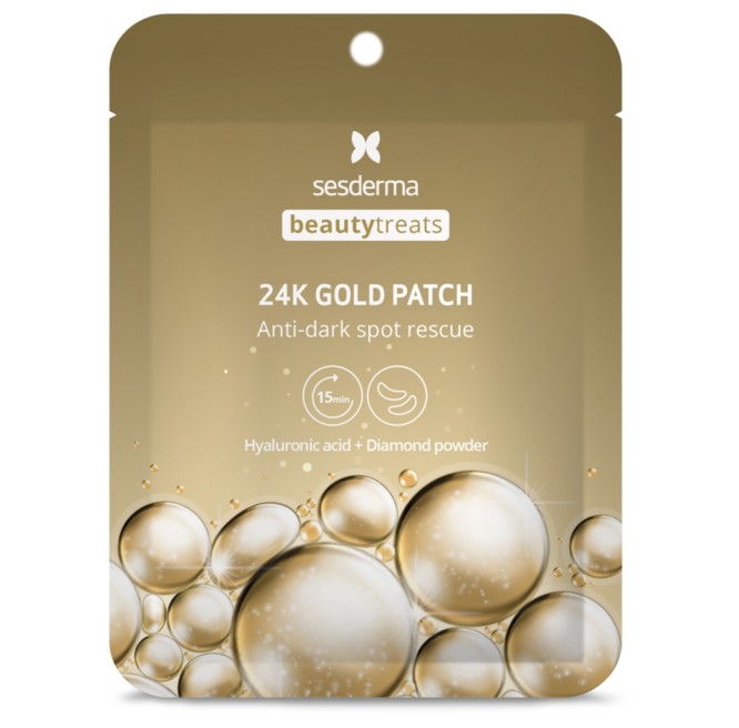 SESDERMA BEAUTY TREATS 24K AUKSO PAAKIŲ PADELIAI, 1 PORA