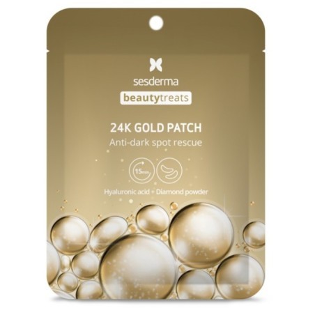 SESDERMA BEAUTY TREATS 24K AUKSO PAAKIŲ PADELIAI, 1 PORA