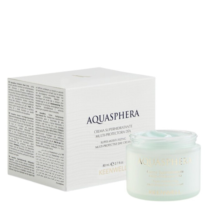 KEENWELL AQUASPHERA DRĖKINAMASIS DIENINIS KREMAS, 80 ML