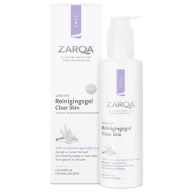 ZARQA CLEAR SKIN PRAUSIKLIS Į AKNĘ LINKUSIAI ODAI, 200 ML