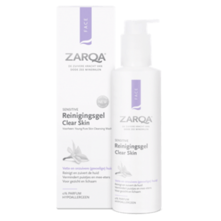 ZARQA CLEAR SKIN PRAUSIKLIS Į AKNĘ LINKUSIAI ODAI, 200 ML