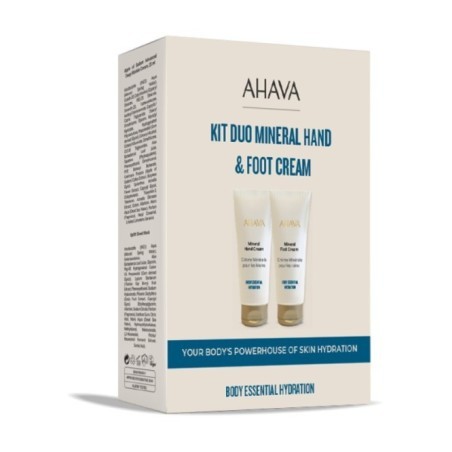 AHAVA RINKINYS: MINERALINIS RANKŲ KREMAS IR PĖDŲ KREMAS (2 × 100 ML)