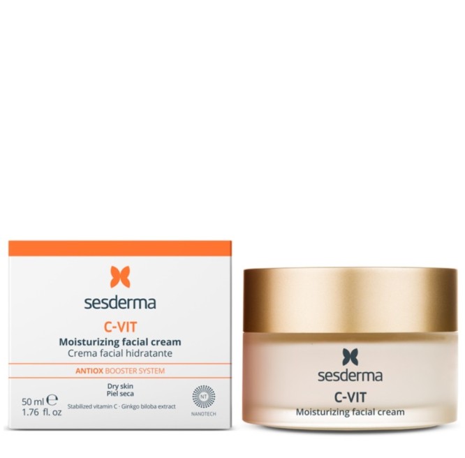 SESDERMA C-VIT DRĖKINAMASIS VEIDO KREMAS, 50 ML
