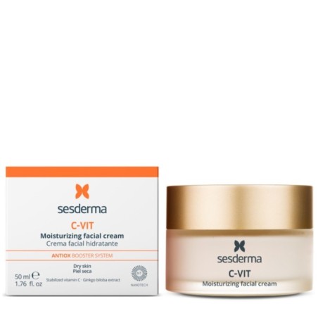 SESDERMA C-VIT DRĖKINAMASIS VEIDO KREMAS, 50 ML