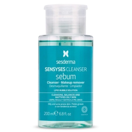 SESDERMA SENSYSES SEBUM LIPOSOMINIS VALIKLIS MIŠRIAI IR RIEBIAI ODAI, 200 ML