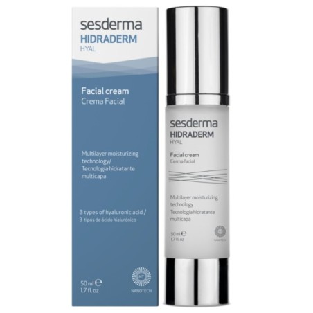 SESDERMA HIDRADERM HYAL DRĖKINAMASIS VEIDO KREMAS, 50 ML