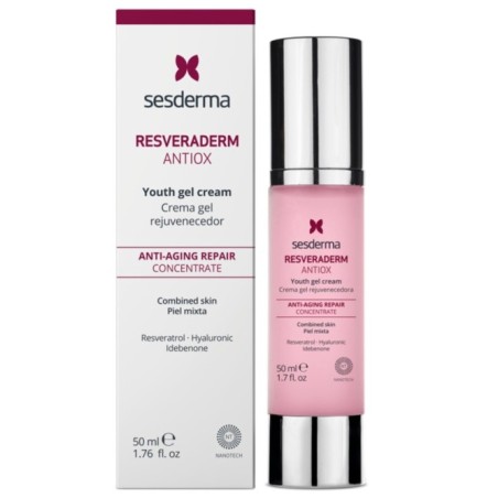 SESDERMA RESVERADERM ANTIOKSIDACINIS GELINIS VEIDO KREMAS, 50 ML