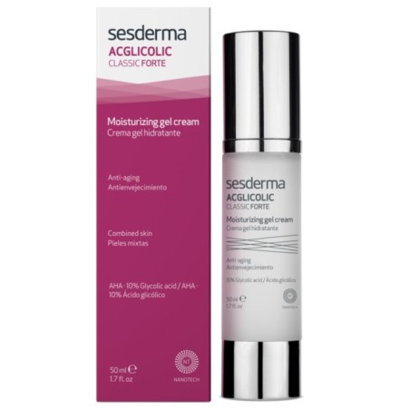 SESDERMA ACGLICOLIC CLASSIC FORTE DRĖKINAMASIS GELINIS KREMAS, 50 ML