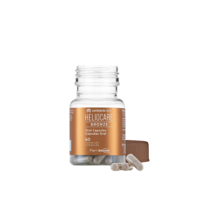 HELIOCARE ORAL BRONZE MAISTO PAPILDAI, 60 KAPSULIŲ