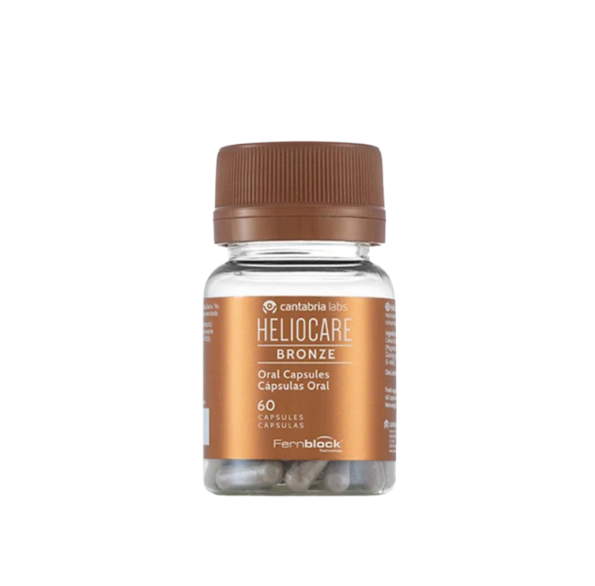 HELIOCARE ORAL BRONZE MAISTO PAPILDAI, 60 KAPSULIŲ