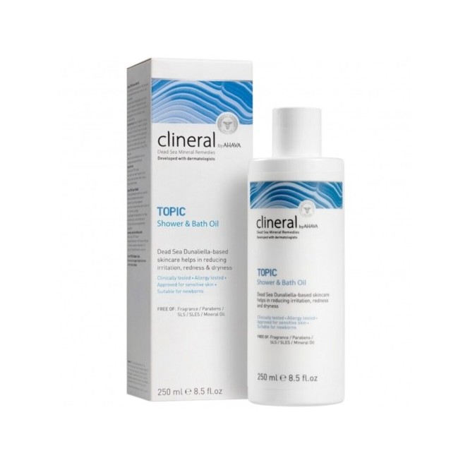 AHAVA CLINERAL TOPIC DUŠO IR VONIOS ALIEJUS, 250 ML