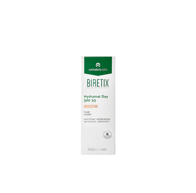 BIRETIX HYDRAMAT DAY SPF 30 FLUIDAS SU SPALVA, 50 ML