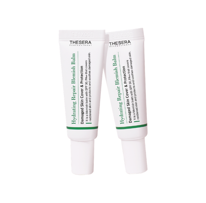 THESERA HYDRATING REPAIR BLEMISH BALM VEIDO KREMAS SU SPALVA SPF30, 10 ML