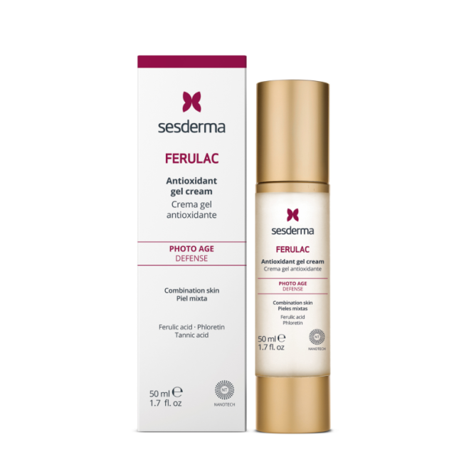 SESDERMA FERULAC ANTIOKSIDACINIS GELINIS VEIDO KREMAS, 50 ML