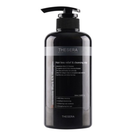 THESERA ROOTENSION BLACK EX ŠAMPŪNAS, 500 ML