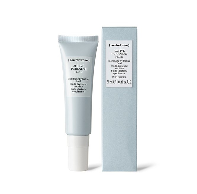 COMFORT ZONE ACTIVE PURENESS matiškumo suteikiantis drėkinamasis fluidas, 30 ml