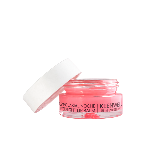 KEENWELL NAKTINĖ LŪPŲ KAUKĖ RASPBERRY, 15 ML