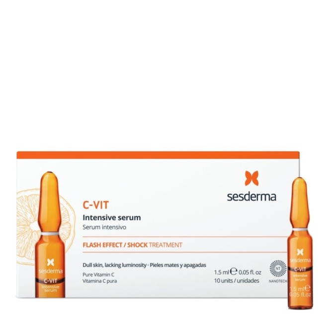 SESDERMA C-VIT INTENSYVAUS SERUMO AMPULĖS, 10x1,5 ML