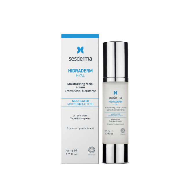 SESDERMA HIDRADERM HYAL DRĖKINAMASIS VEIDO KREMAS, 50 ML
