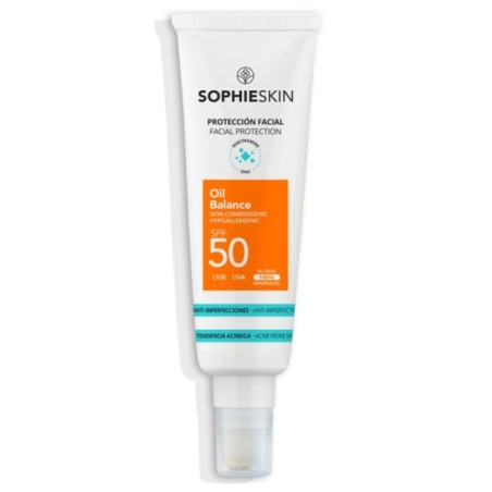 SOPHIE SKIN OIL BALANCE APSAUGINIS FLUIDAS VEIDUI NUO SAULĖS SPF 50, 50 ML
