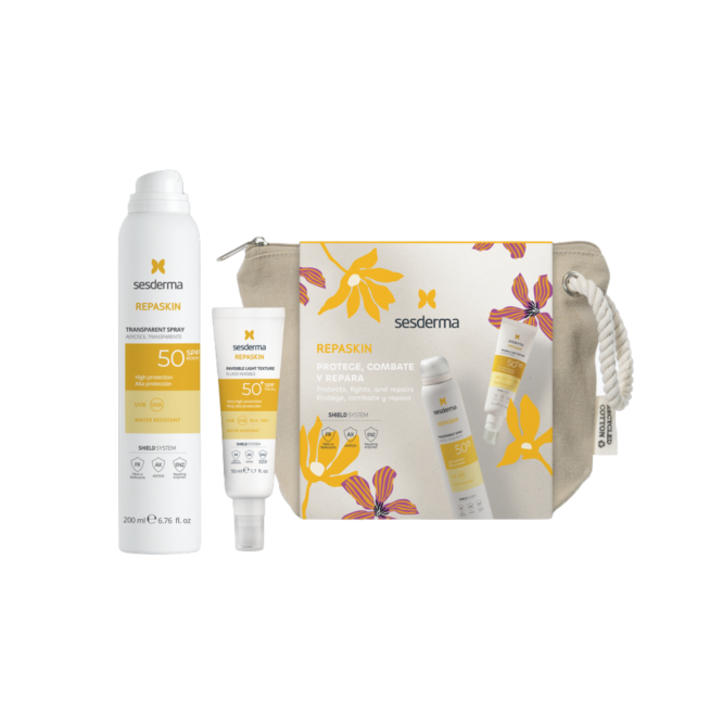 SESDERMA REPASKIN RINKINYS (APSAUGINIS FLUIDAS 50 ML + APSAUGINIS PURŠKIKLIS 200 ML)
