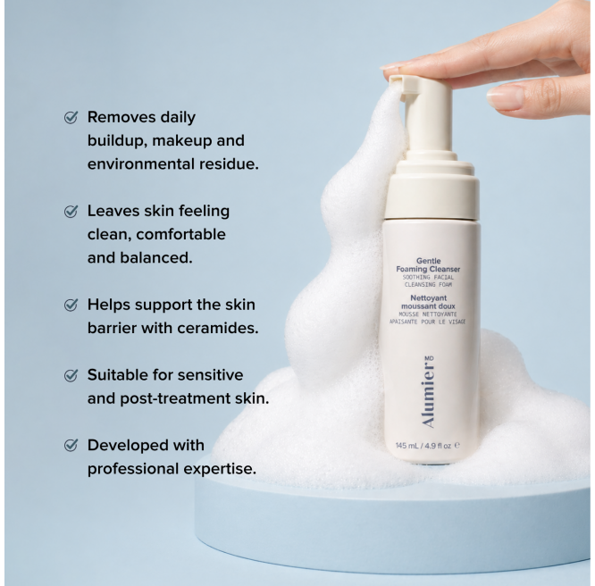 AlumierMD Gentle Foaming Cleanser – Veido prausiklis su keramidais