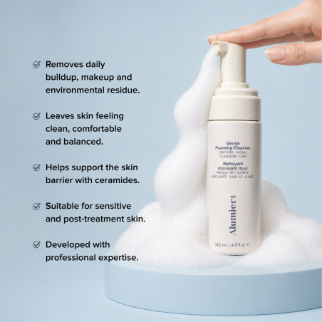 AlumierMD Gentle Foaming Cleanser – Veido prausiklis su keramidais