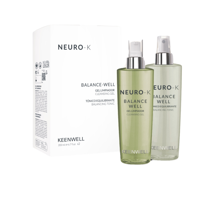 KEENWELL NEURO-K RINKINYS ODOS PH BALANSO ATKŪRIMUI (VALOMASIS GELIS 200 ML + TONIKAS 200 ML) 
