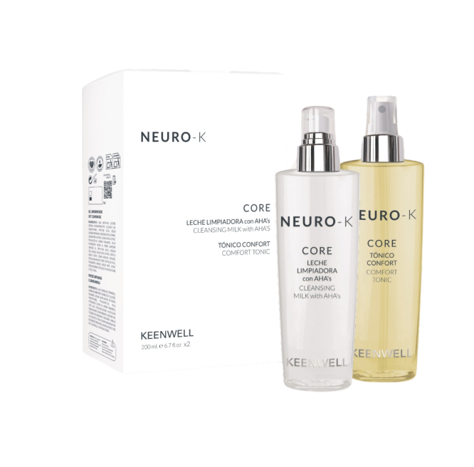 KEENWELL NEURO-K RINKINYS ODOS VALYMUI (VALOMASIS VEIDO PIENELIS 200 ML + TONIKAS 200 ML)