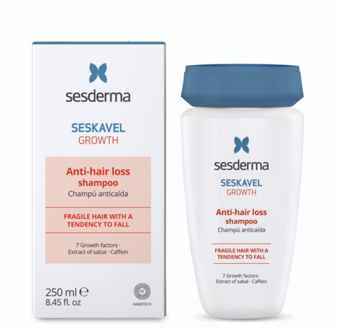 SESDERMA SESKAVEL GROWTH ŠAMPŪNAS NUO PLAUKŲ SLINKIMO, 250ml