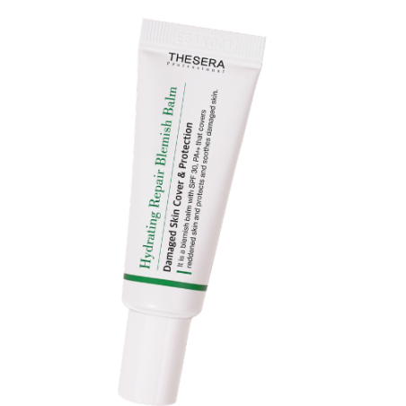 THESERA HYDRATING REPAIR BLEMISH BALM VEIDO KREMAS SU SPALVA SPF 30, 10 ML (1 ATSPALVIS)
