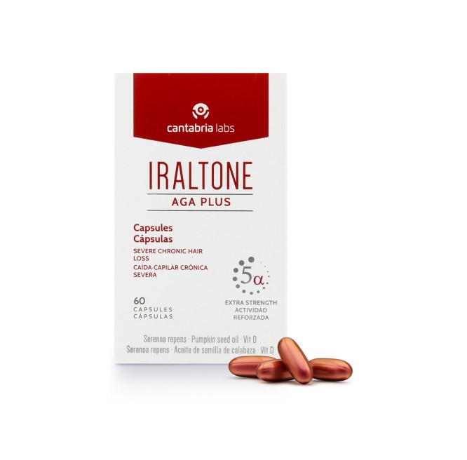 IRALTONE AGA PLUS MAISTO PAPILDAS, 60 KAPSULIŲ