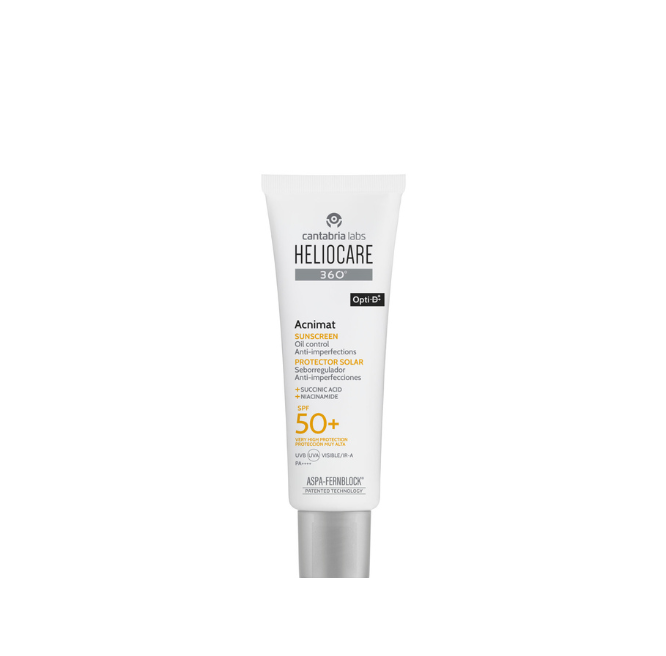 HELIOCARE 360 ACNIMAT RIEBIAI IR Į AKNĘ LINKUSIAI ODAI SPF 50+, 50 ML