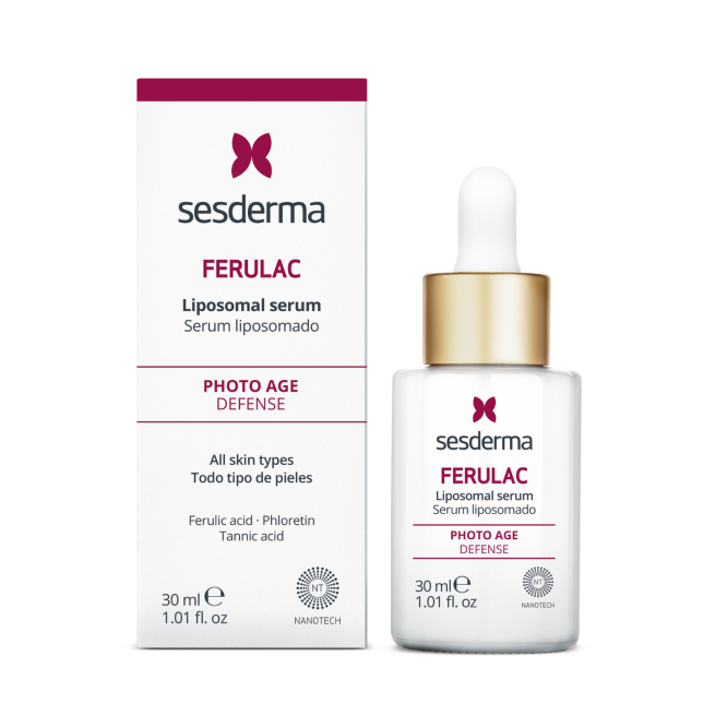  SESDERMA FERULAC ANTIOKSIDACINIS LIPOSOMINIS VEIDO SERUMAS, 30 ML