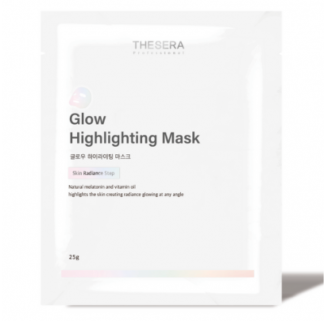 THESERA GLOW ŠVYTĖJIMO SUTEIKIANTI VEIDO KAUKĖ, 1x25 g