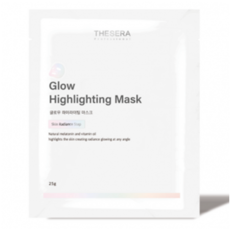 THESERA GLOW ŠVYTĖJIMO SUTEIKIANTI VEIDO KAUKĖ, 1x25 g
