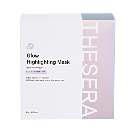 THESERA GLOW ŠVYTĖJIMO SUTEIKIANTI VEIDO KAUKĖ, 10x25 G