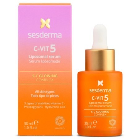 SESDERMA C-VIT 5 LIPOSOMINIS VEIDO SERUMAS, 30 ML