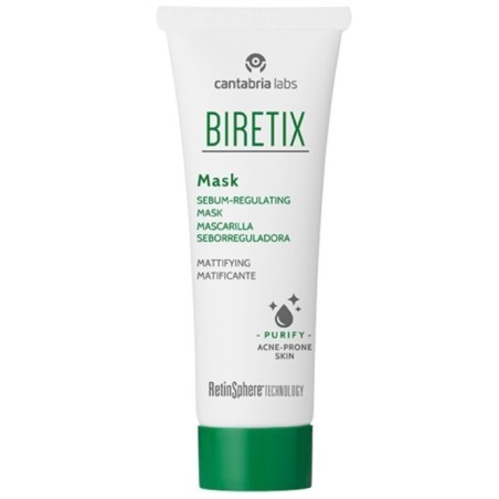 BIRETIX SEBUMĄ REGULIUOJANTI VEIDO KAUKĖ, 25 ML
