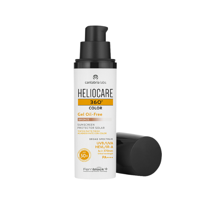 HELIOCARE 360 OIL-FREE APSAUGINIS GELIS SPF50+, 50 ML (Bronze)