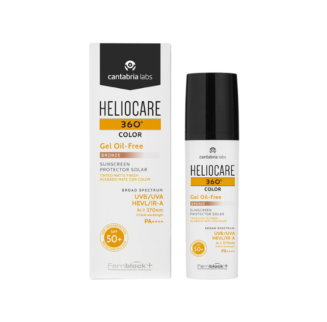 HELIOCARE 360 OIL-FREE APSAUGINIS GELIS SPF50+, 50 ML (Bronze)